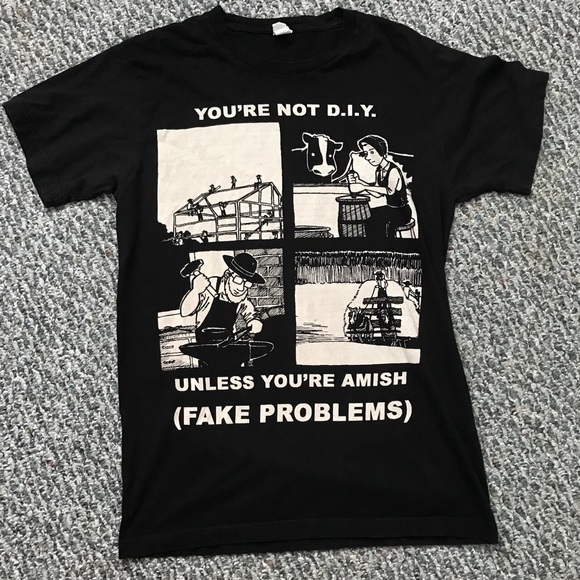 Shirts | Fake Problems Band Tshirt 